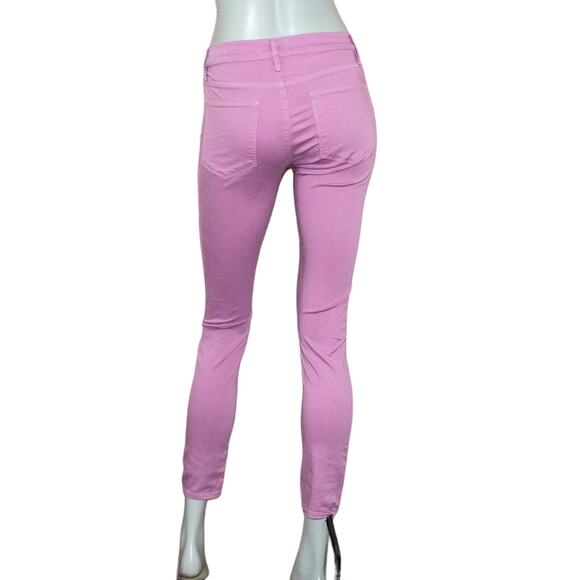 FRAME Denim Le High Skinny Jeans Purple Size 25 - Picture 5 of 12